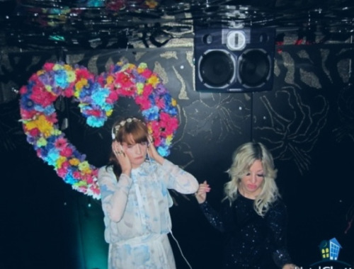 Florence + Isa DJing