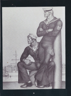 marklucien:  giodelcazzo:  Tom of Finland  Simple and erotic - thanks Dave 