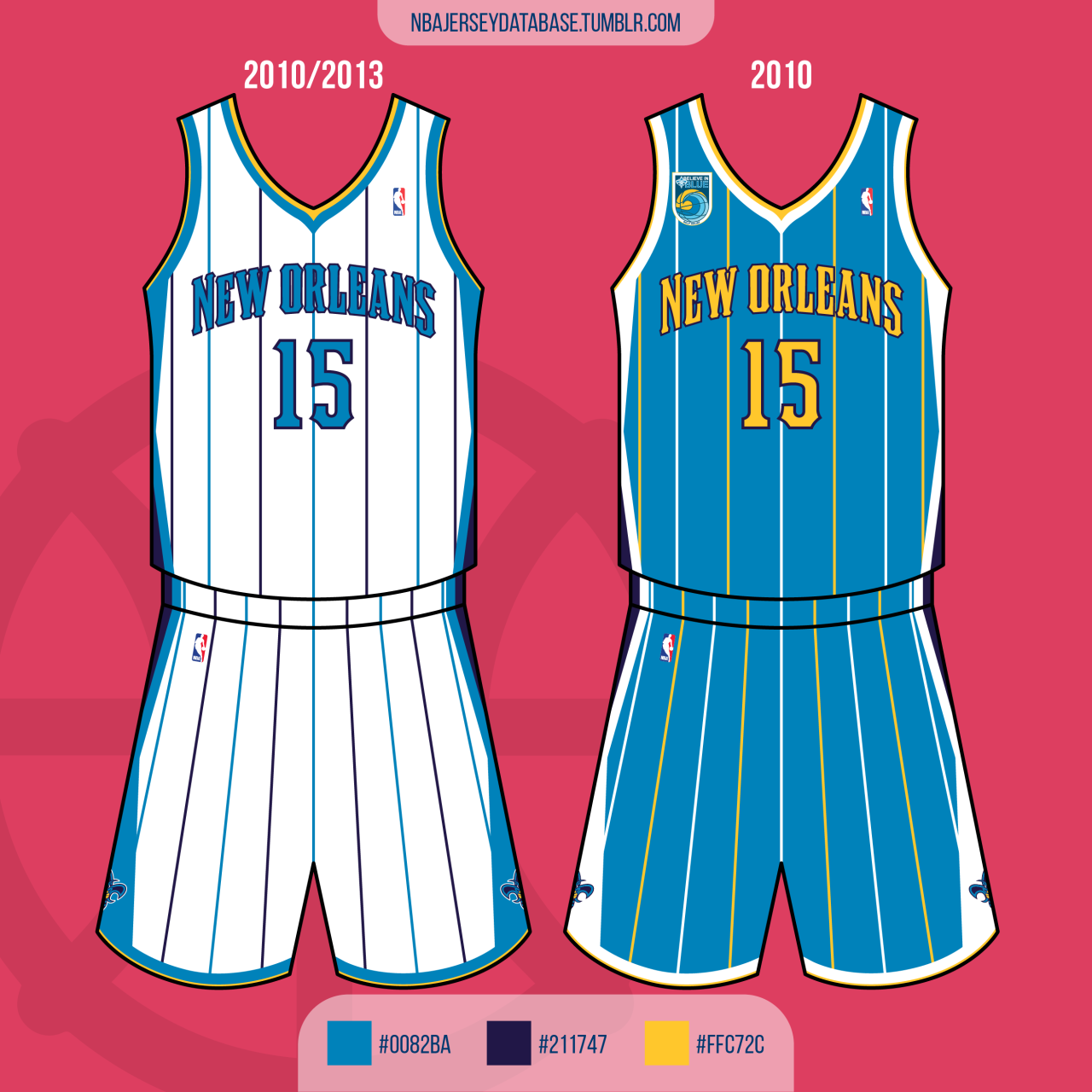 new orleans hornets jersey