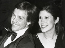 citynoir:  Mark Hamill and Carrie Fisher