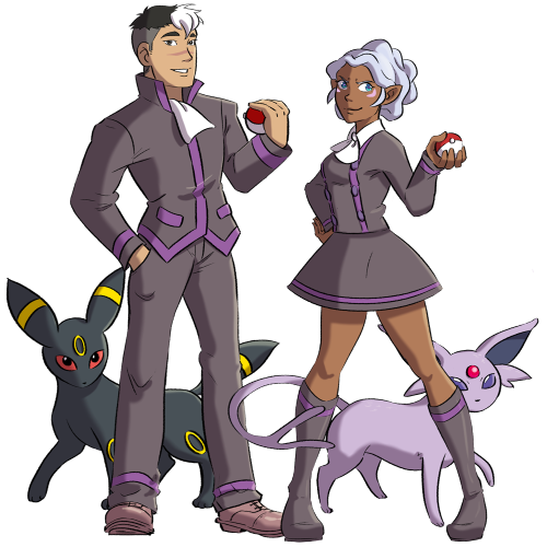 corteae: i wanted to draw Team Voltron as pokemon trainer class sprites… so i did!!lance – swimmerke