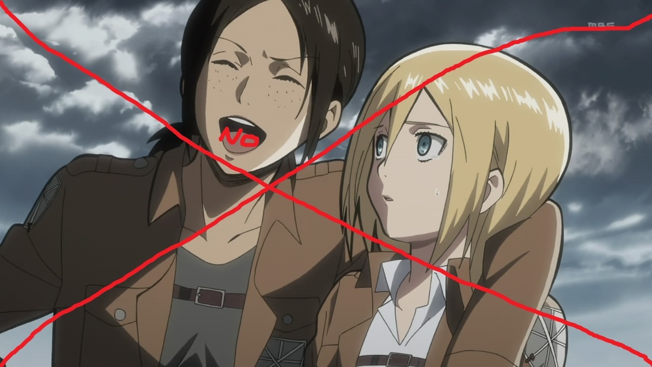worstnotp:  Krista doesn’t like Ymir romantically and it would be wrong for Ymir
