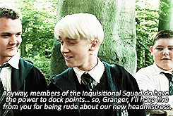 teamfelton:Draco Malfoy - Favourite Quotes not included in the movies - 2:2