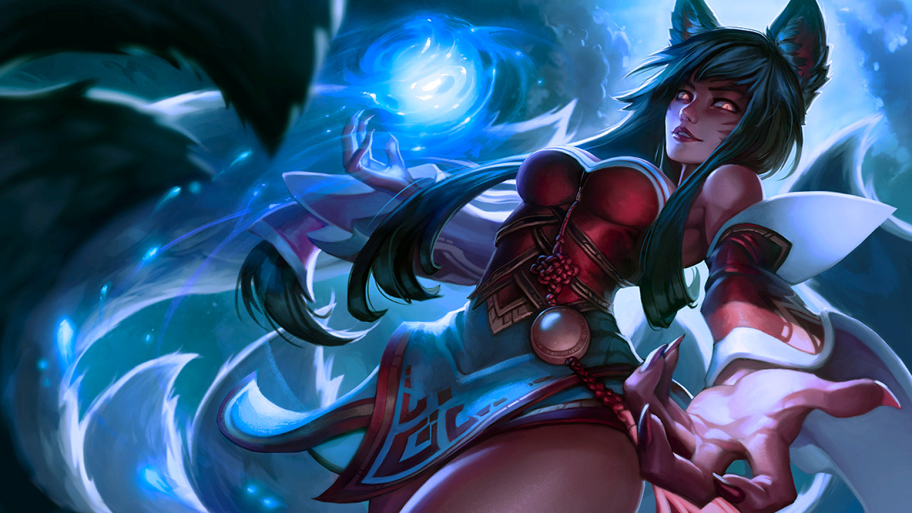 mickyyyyy:  Ahri Splash FAN fan art - League of Legends by Drilo1 