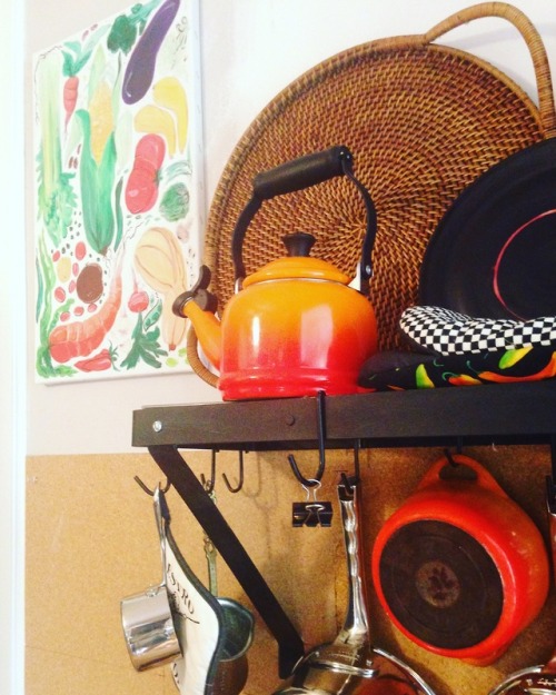 Loving the way @ bacchusfugue arranged my &ldquo;Harvest&rdquo; original in their home! Quit