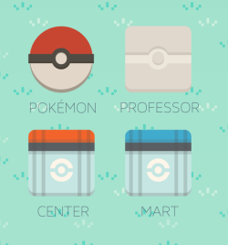 dotcore:  Pokémon App Icons.by Gab Madrid. Check out the artist’s Tumblr. 