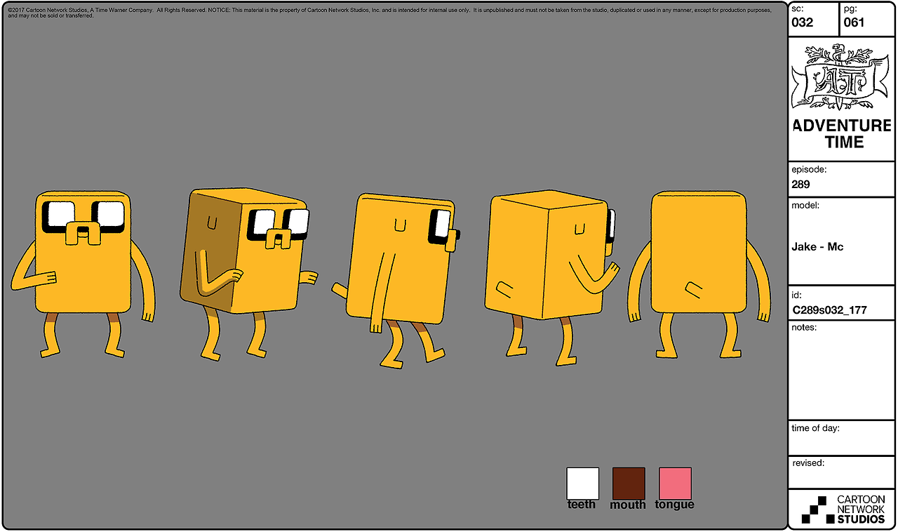 Adventure Time title card by Ivan Dixonselected character model sheets (1 of 2) from