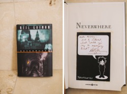 mr223:  “After years together, he handed her a book. It was her favorite book, “Neverwhere” by Neil Gaiman. She opened to the first page to find a note. “Hello Ashley… Out of interest, what would you say to marrying Brad? – Neil Gaiman”
