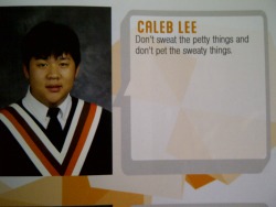 thatfunnyblog:  My yearbook quote. 