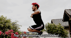plsbuymepizza:    MARKIPLIER SHOUTING FROM HIS ROOF  