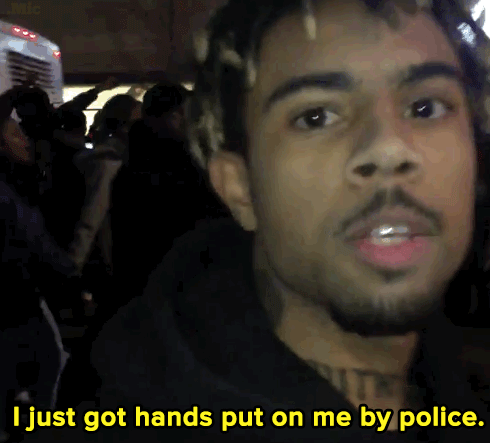 micdotcom:  Rapper Vic Mensa was among those protesting in Chicago last nightHundreds