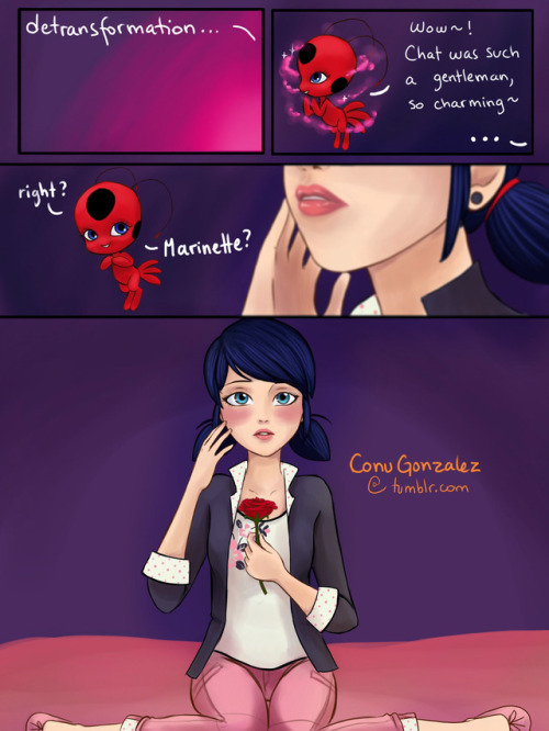 I was wondering how much of a emotional rollercoaster Marinette would be in after Chat’s kiss. Here’