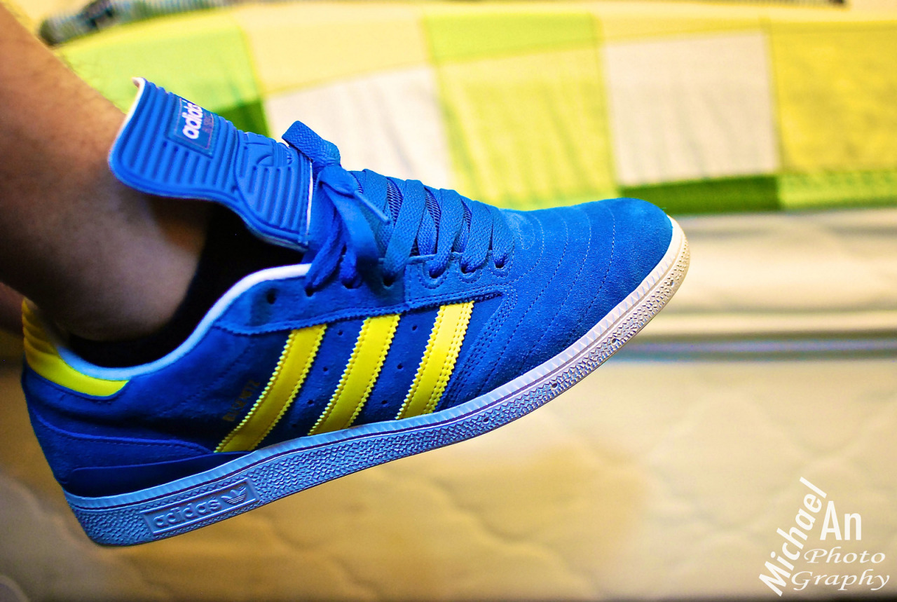 adidas busenitz blue and yellow