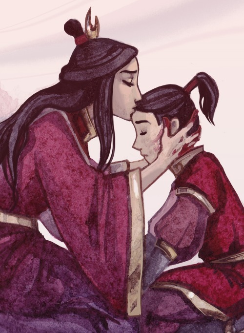 muffinlance: biorn21: “Mother’s love”just a piece of old gloomy fanart with Zuko a