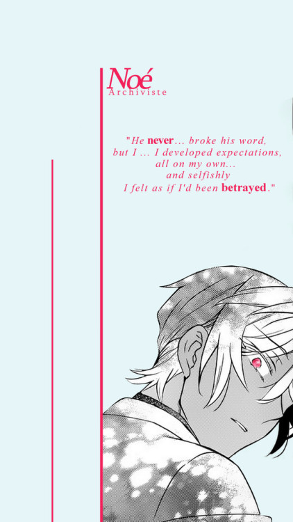 vanitasvampireofthebluemoon: VNC: Noé and Vanitas (x)