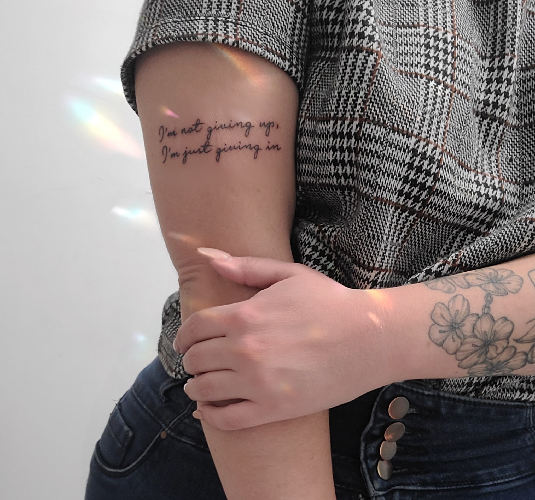 quote tattoo on Tumblr