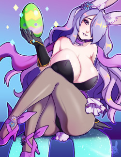 redrabbu: April’s fanart pin up!Camilla won the Fire Emblem Heroes spring outfit theme! Source file and topless version available on my [ patreon ]!  &lt; |D’‘‘‘