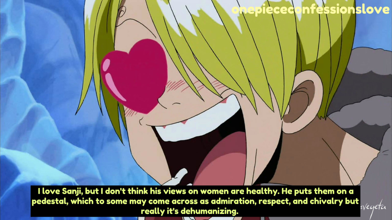 One Piece Confessions — I'd love to see Sanji replicating the other