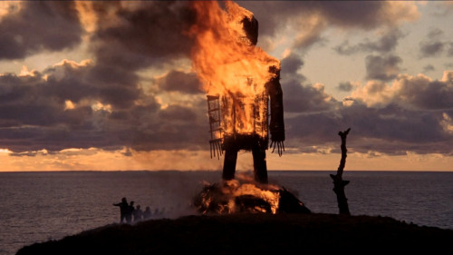 Film Still from The Wicker Man, 1973, directed by Robin Hardy.