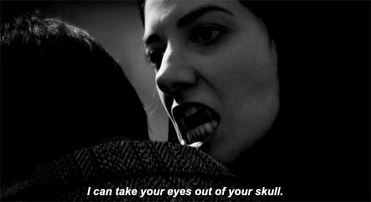 A Girl Walks Home Alone At Night 🖤🐈‍⬛