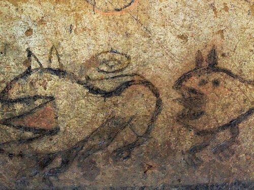 pipistrellus:vinegardoppio:PLEASE LOOK AT THESE RIDICULOUS FUCKING LIONSThis is the earliest known t