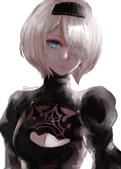 lumicakes: I don’t post many solo 2Bees so 2B. Added a visor one too!Do not edit/use/repost without my permission  