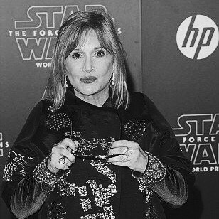 star-wars-is-life:cosmonautlesbian:rest in peace carrie fisher, princess of our heartsLove you.