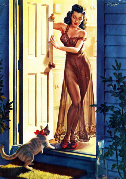 stfumadison:  Illustration by Arthur Sarnoff c. 1940’s 