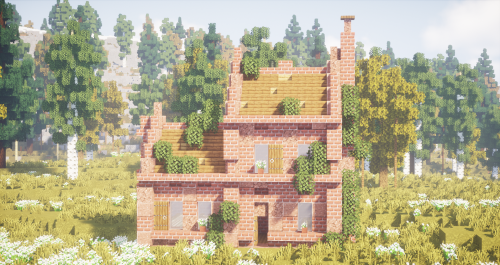 ~A medium sized brick house~It took me longer than I’ll admit to make this style work.