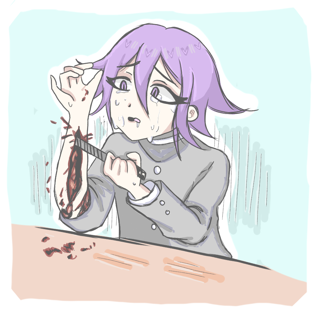 Гуру хай. Kokichi Ouma Gore.