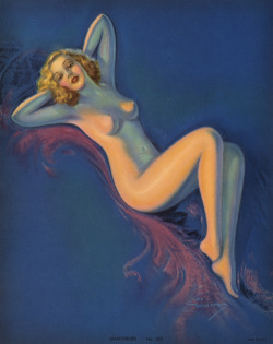 gmgallery:  Unadorned by Ted Williams (a pseudonym for Victor Tchetchet?), 1940s www.stores.eBay.com/GrapefruitMoonGallery 