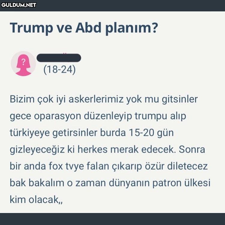 10/10 plan Trump ve Abd...