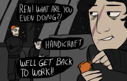 kelgrid:  Kylo Ren is Hux’s tragic backstory