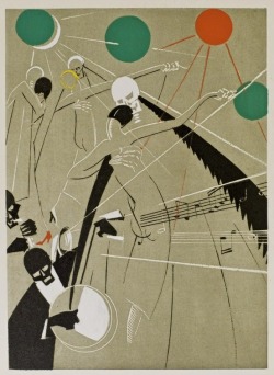 ein-bleistift-und-radiergummi:Yan-Bernard Dyl &lsquo;La Danse Macabre&rsquo;, 1927.