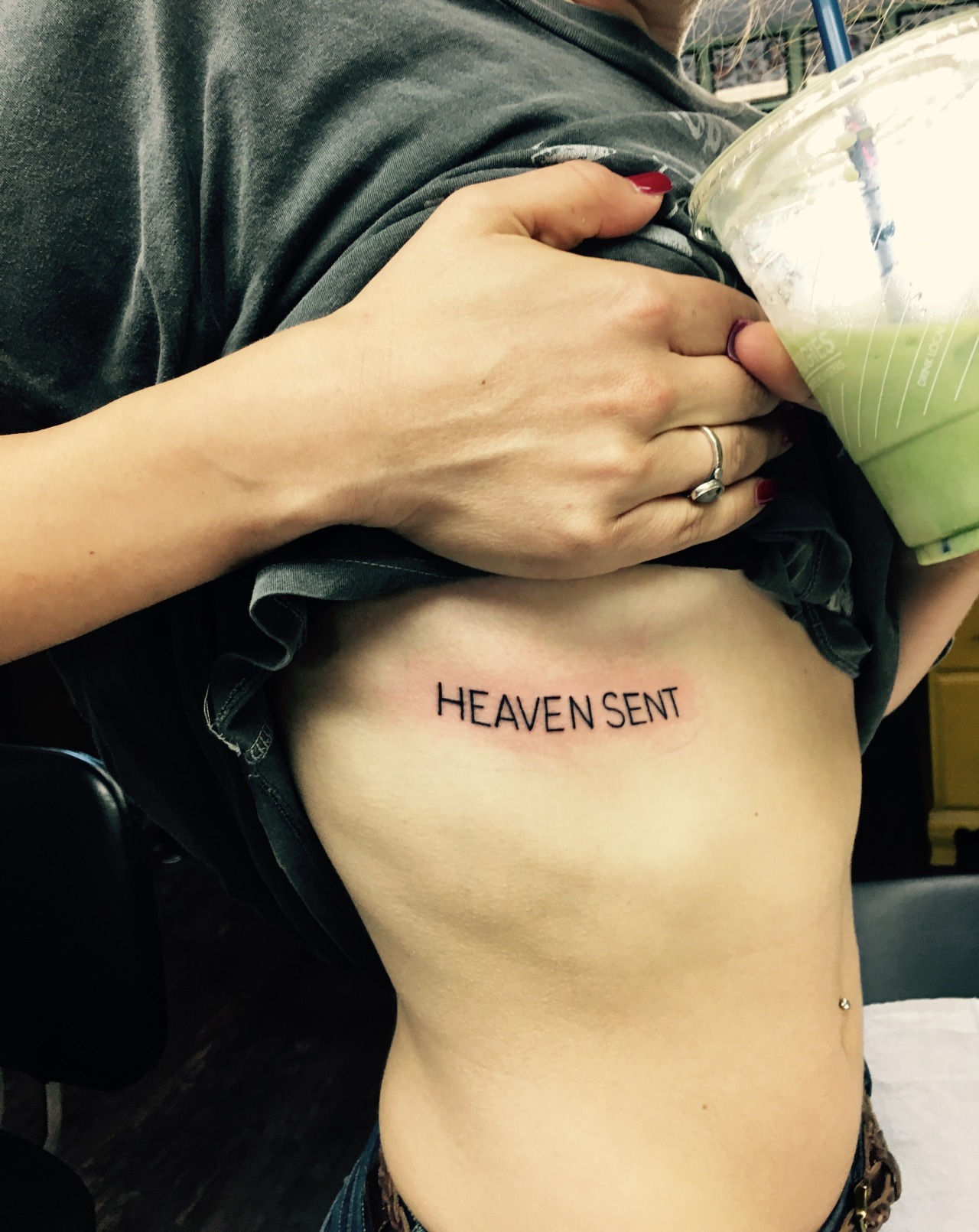 I am heaven sent dont you dare forget that 3   Aesthetic tattoo Tattoo  quotes Tattoos