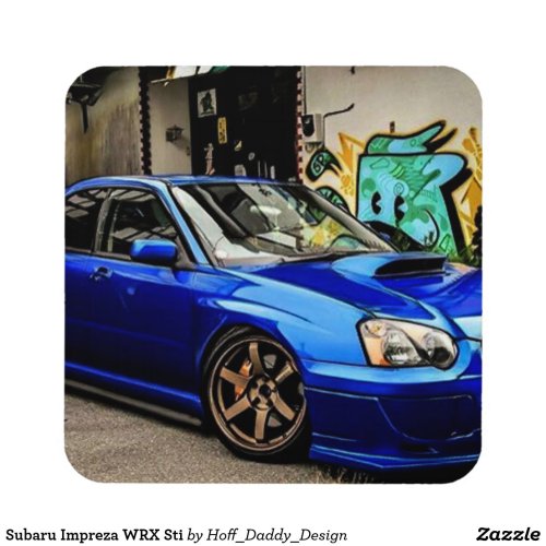 Subaru Impreza WRX Sti Beverage Coaster