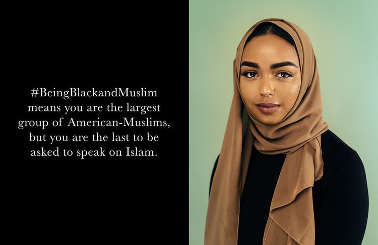 black-to-the-bones: Artist Shares Powerful Portrait Series On #BeingBlackAndMuslim