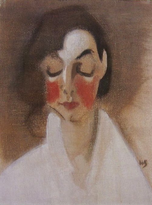 artist-helene-schjerfbeck: Rosy-Cheeked Girl, 1927, Helene Schjerfbeckwww.wikiart.org/en/hel