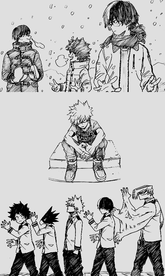 Promote Volumes Sketches(vol. 1-12 & 16-24) And Extra Pages (vol. 13-15) By Horikoshi Kohei