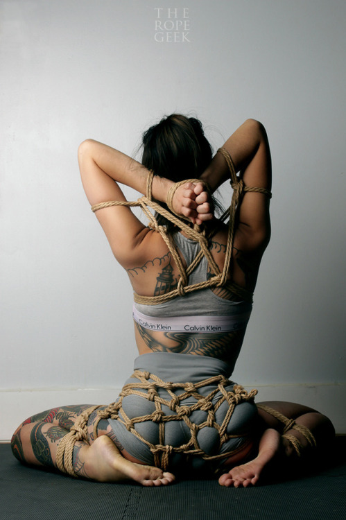Porn Pics thebeautyofrope:   rope and photo by TheRopeGeek