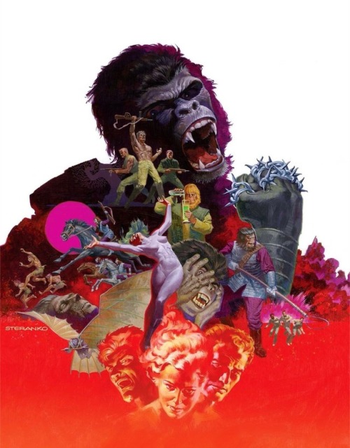 Steranko’s cover for Conspiracy of the Planet of the Apes. 