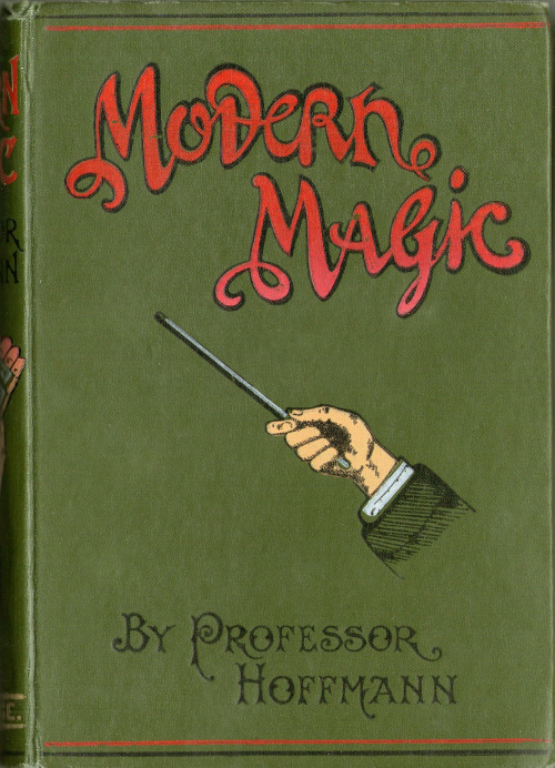 michaelmoonsbookshop: Superb bright covers on this Modern Magic book by Prof. Hoffman Sixteenth Edit