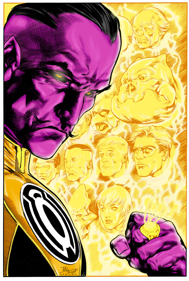 silentworldpilot:  Sinestro by Ivan Reis by ~hiasi