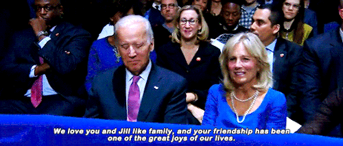 ruinedchildhood: Barack Obama thanks Joe Biden during his Farewell Address on January 10, 2017