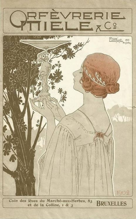 womeninarthistory:  Poster, Henri Privat Livemont 