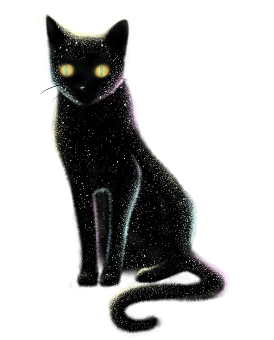 rexauras: kainimuramonster:  THIS IS WHAT FUCKING HAPPENS WHEN YOU FORGET TO RINSE THE TUB OUT AFTER USING A LUSH INTERGALATIC BATHBOMB!  He’s fine. He got a bath.  Lush glitter is made of seaweed.   I hope you don’t mind but I drew your cat 