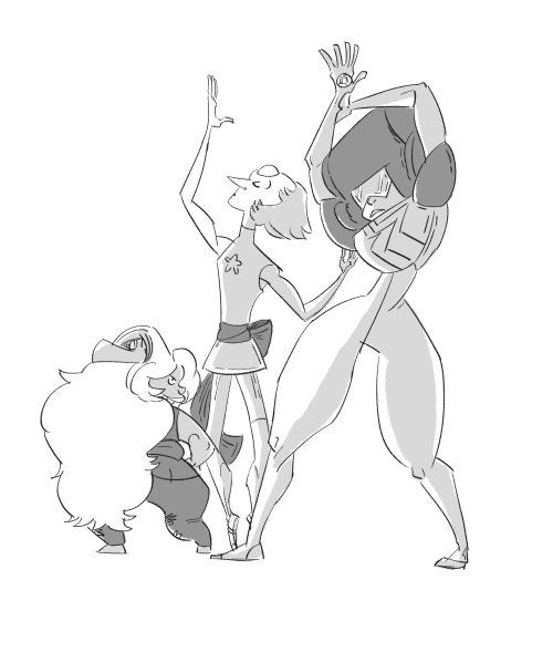 rubbishpugs:I had to doodle something quick of my fav. gem mommas. 