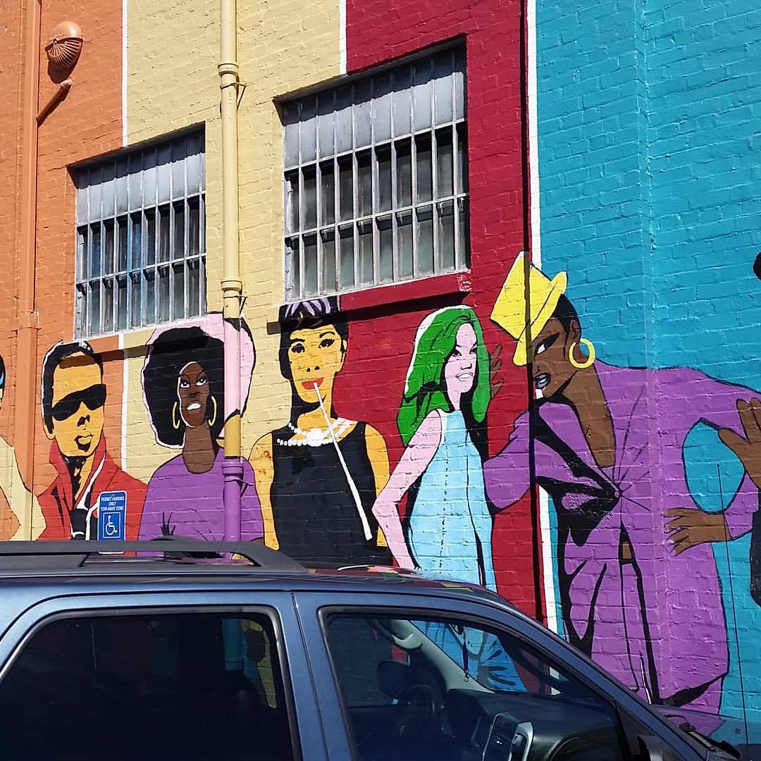 tymusic:  Car park art pt 3 in little five points  #a3cfestival  #atlanta #onesandtwosshowcase