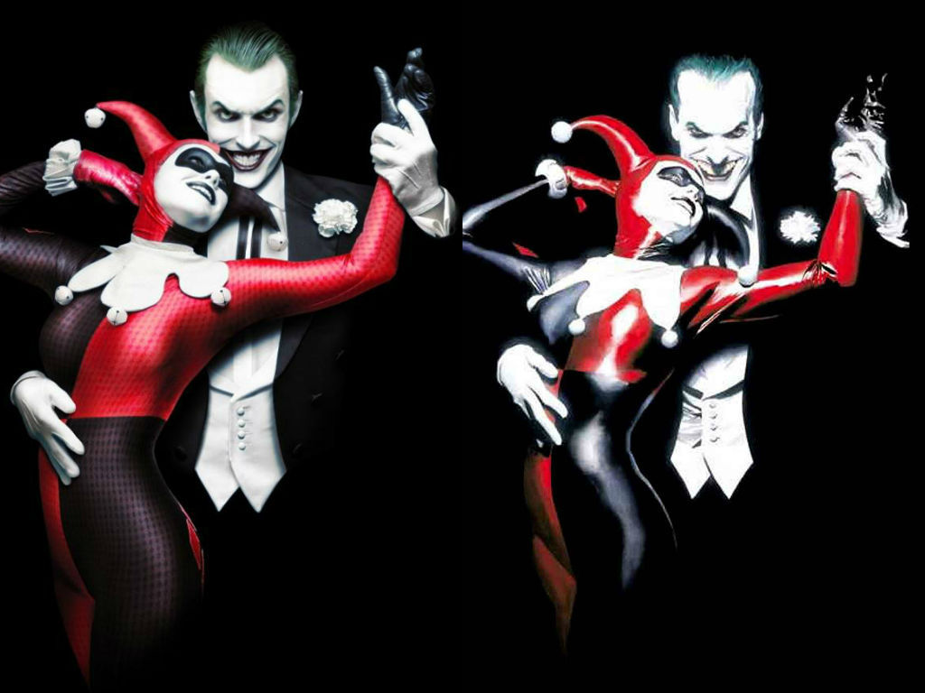 Joker and harley quinn bruce timm