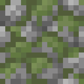 minecraft diagonal mossy cobblestone